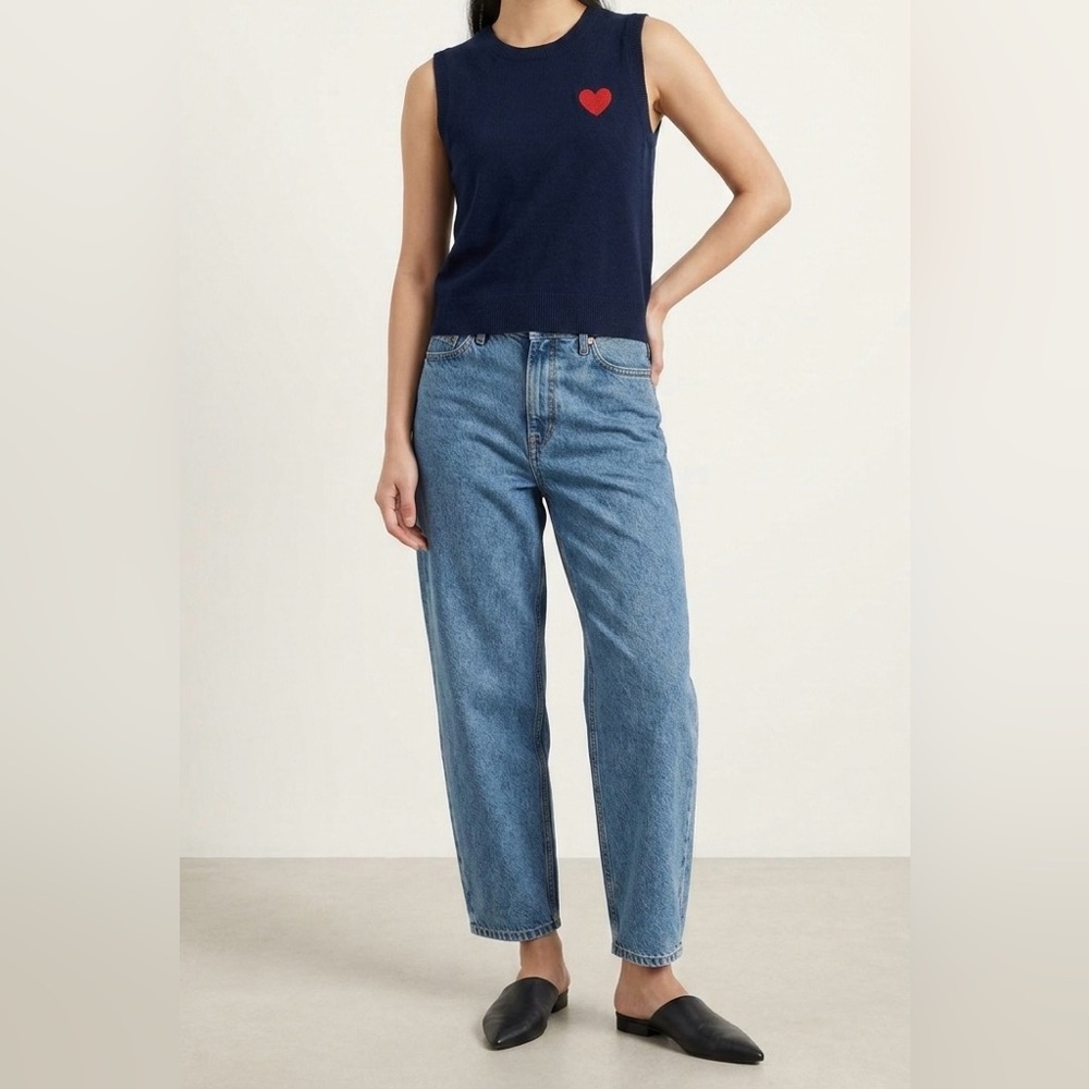 Chinti & Parker Breton Heart Sweater Vest